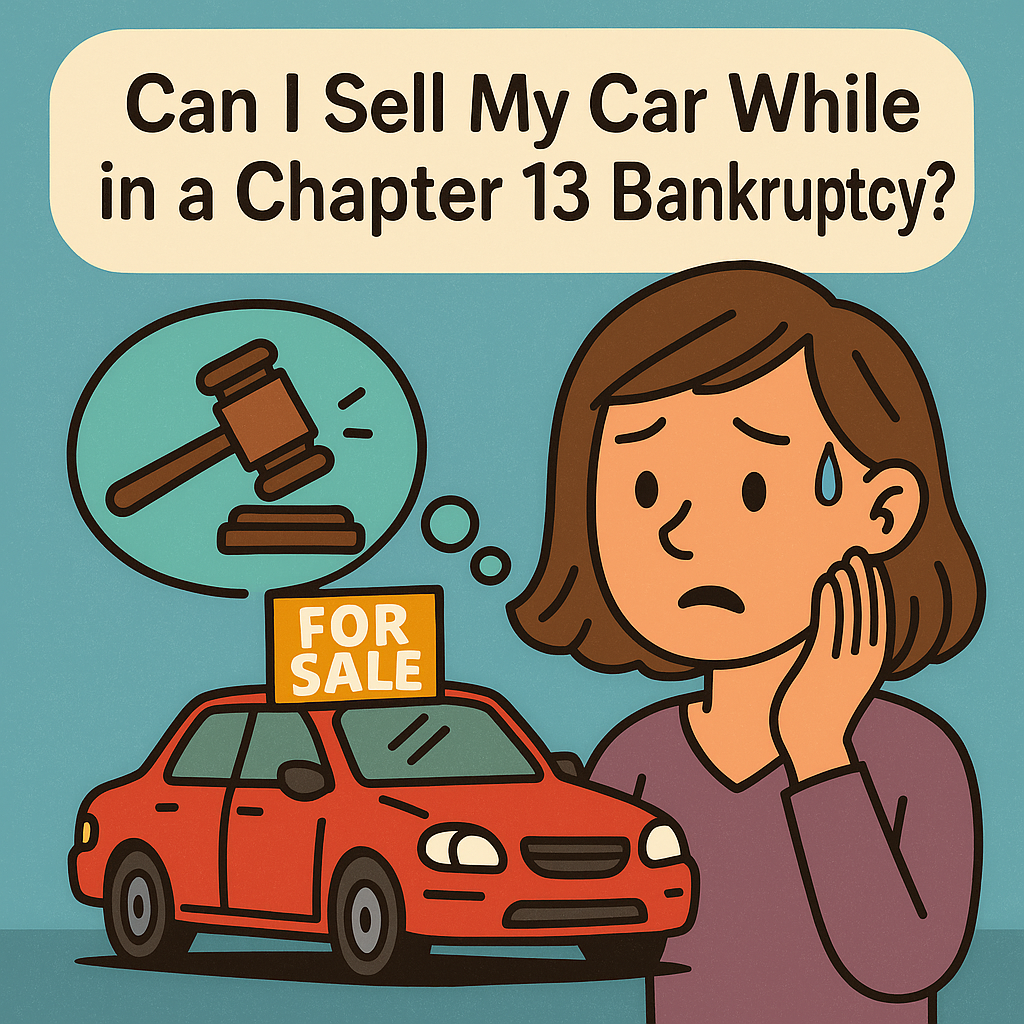 Can I sell my car while in Chapter 13 bankruptcy?
