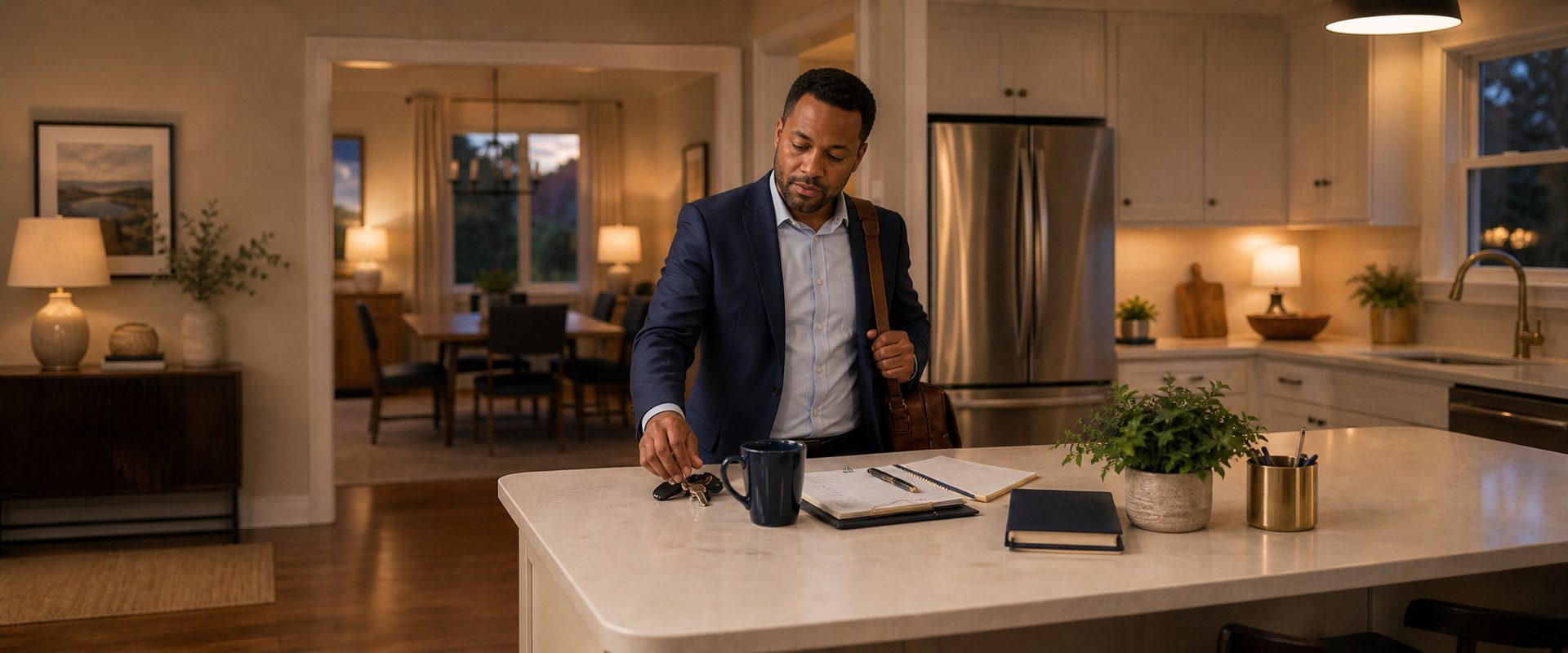 Adult at a desk reviewing financial information on a laptop, focused on understanding how bankruptcy affects credit in North Carolina