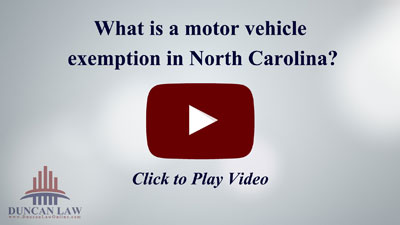 What is a motor vehicle exemption