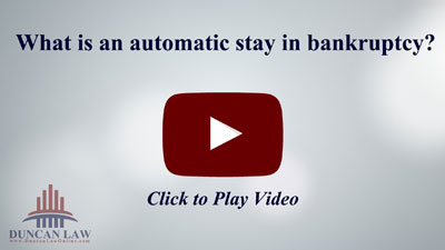 What is an automatic stay?