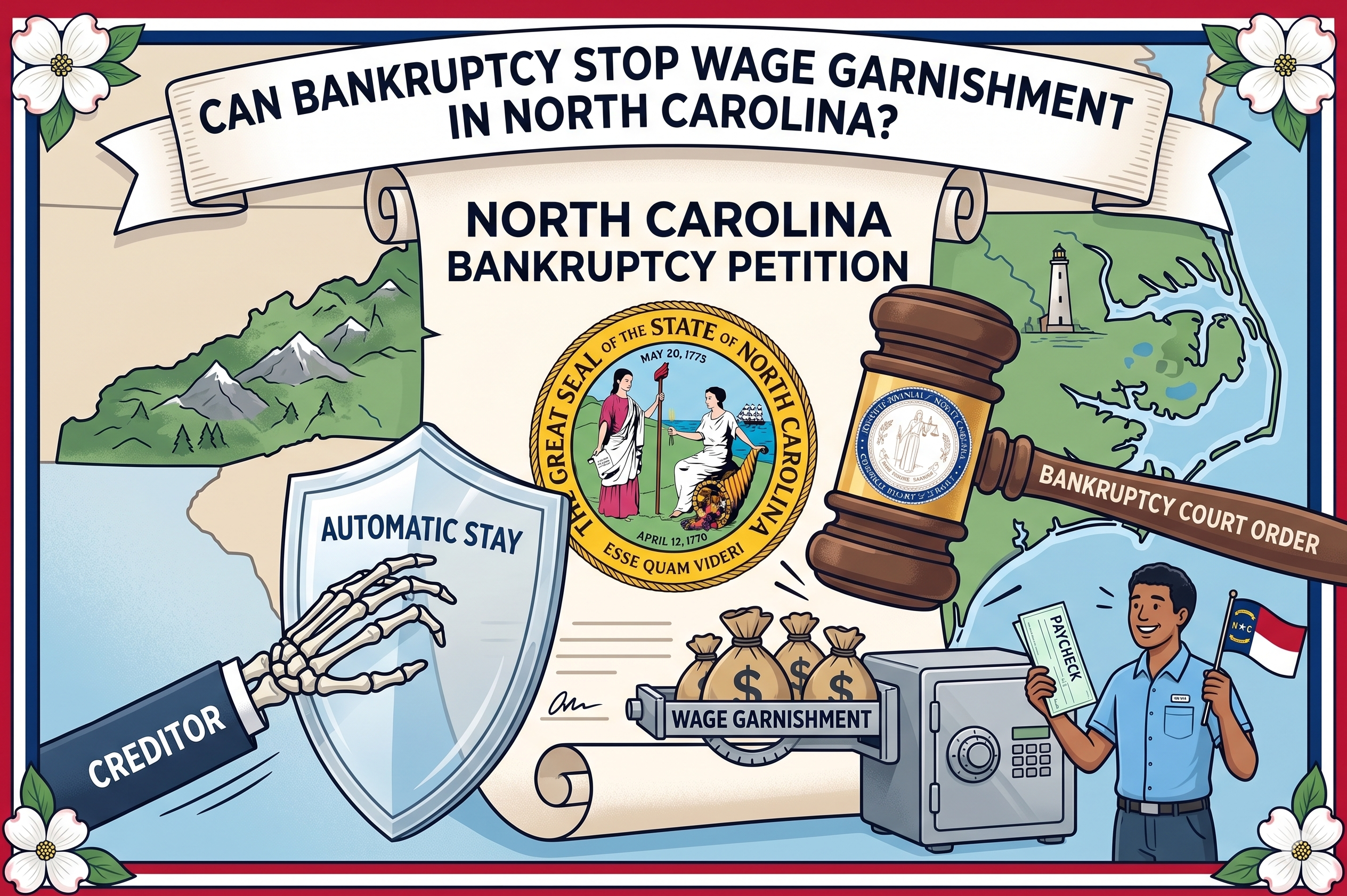 can-bankruptcy-stop-wage-garnishment-north-carolina